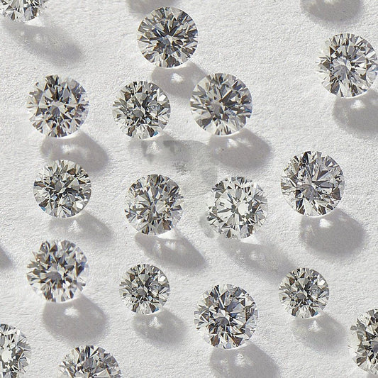 Natural Diamond 1.5 mm Round "SI" Quality "H" Color (Natural)