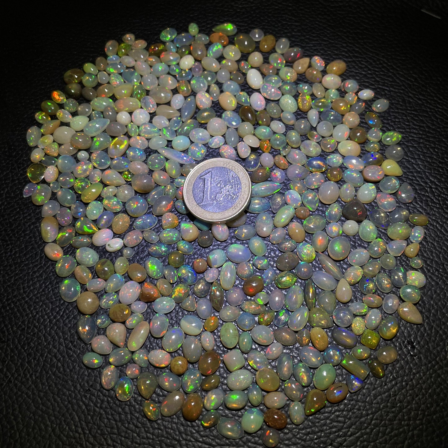 Unleash Your Creativity with the Mesmerizing Beauty of Handcrafted Ethiopian Opal Mix Size and Shape Cabochons - Exquisite Gems for Discerning Jewelry Designers and Collectors