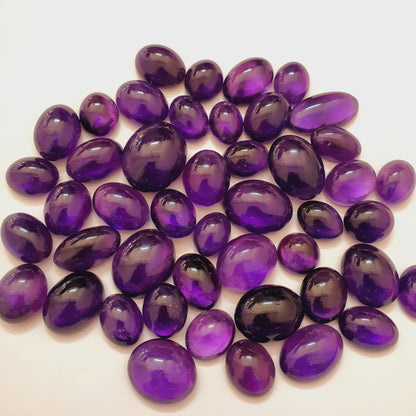 Natural Amethyst Cabochon (Natural)