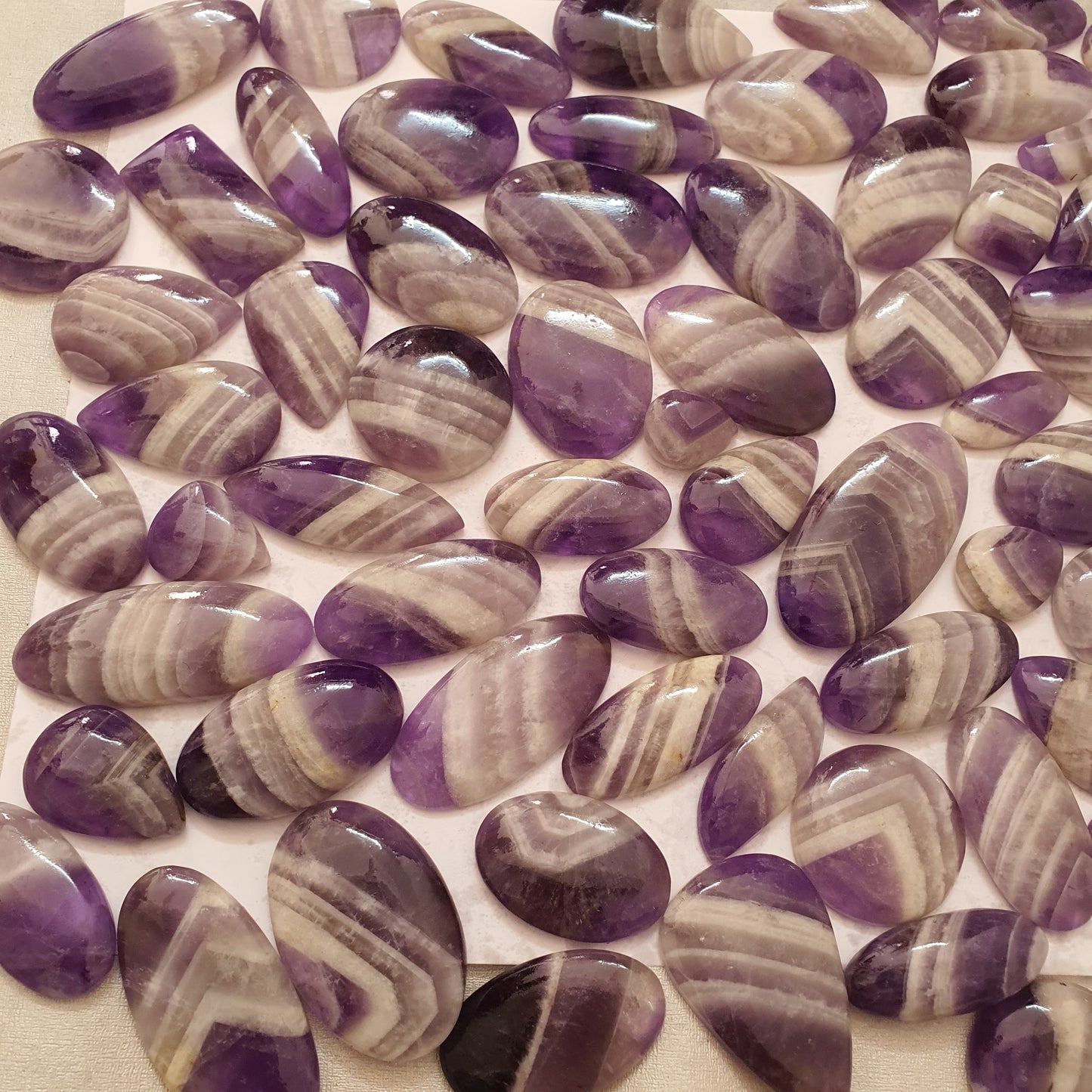 Natural Amethyst Lace Cabochon (Natural)