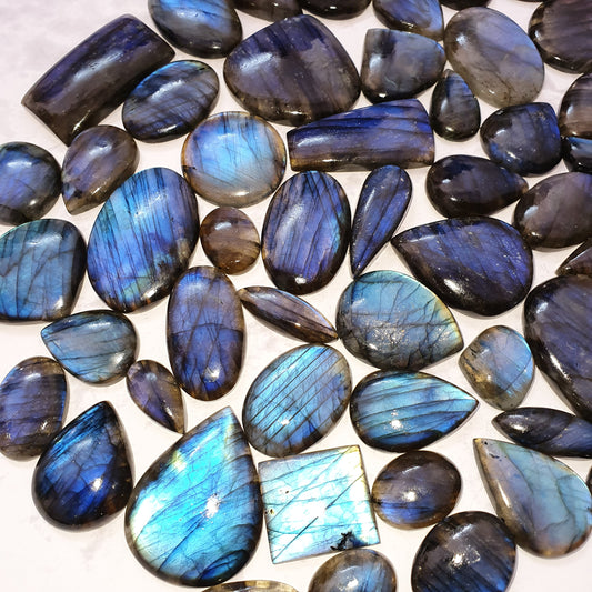 Natural Blue Labradorite Cabochon (Natural)