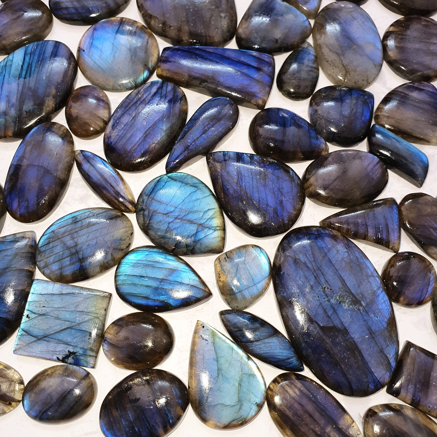 Natural Blue Labradorite Cabochon (Natural)