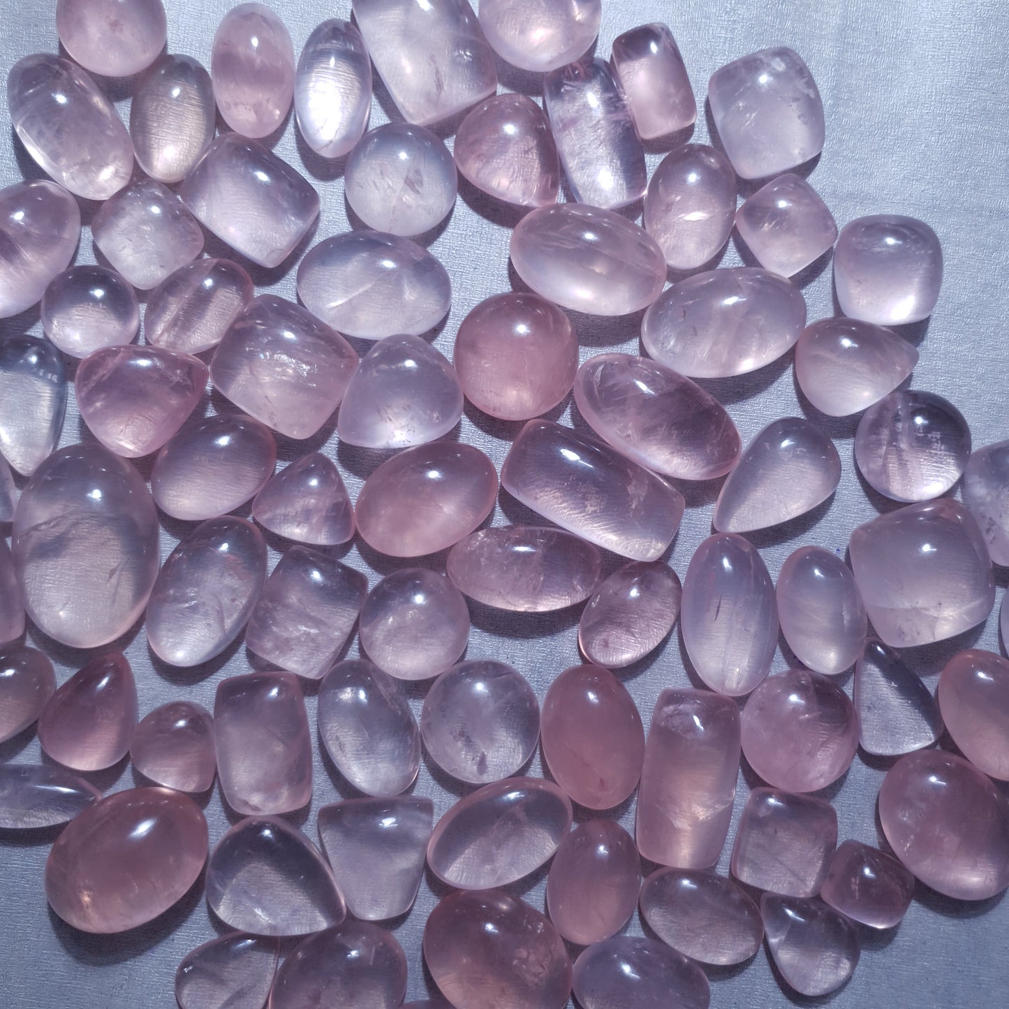 Natural Rose Quartz Cabochon (Natural)