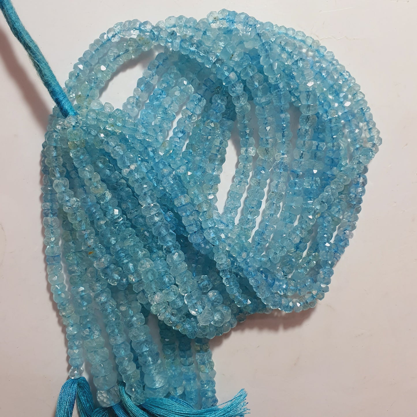 Natural Aquamarine Faceted Strands Nice Quality (Natural)