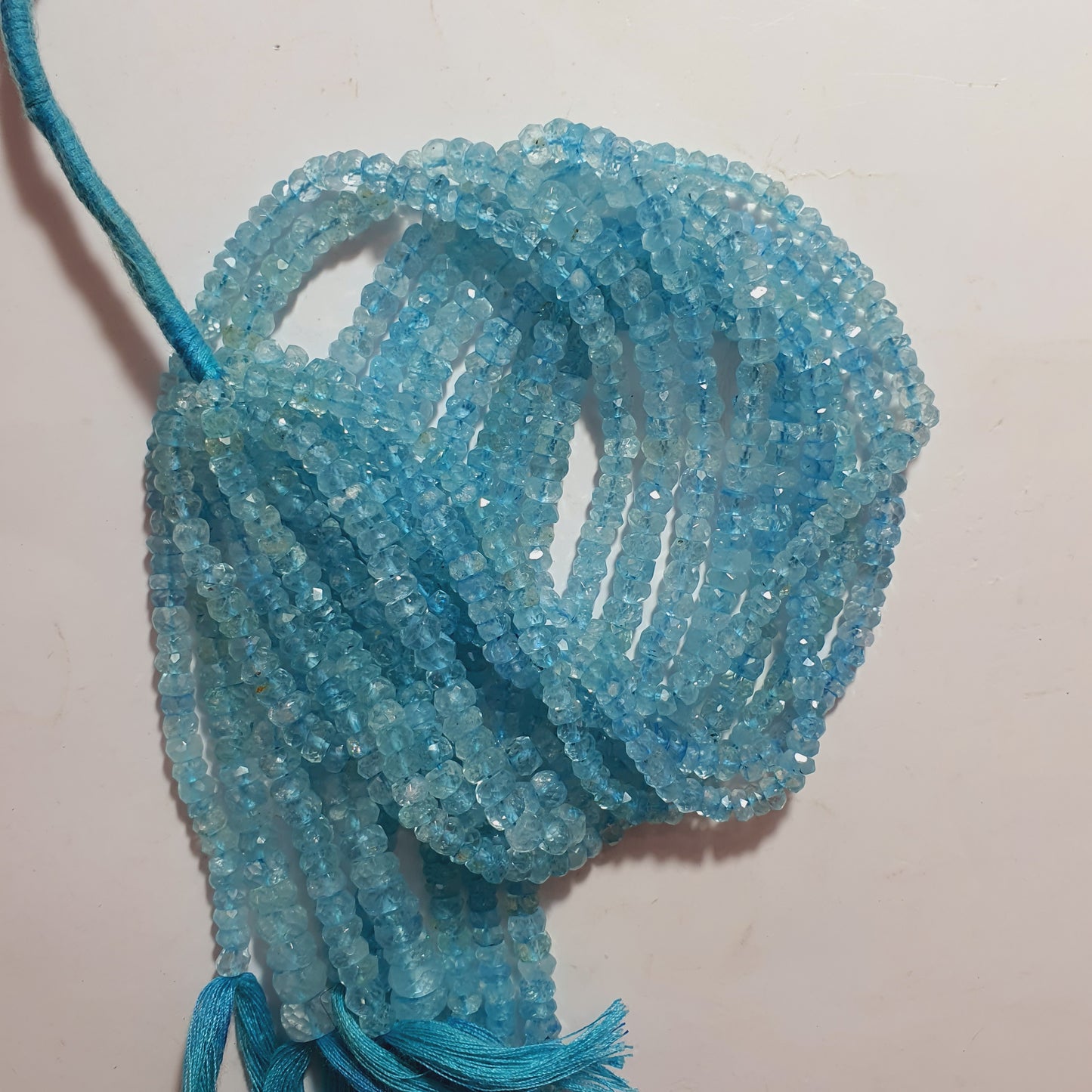 Natural Aquamarine Faceted Strands Nice Quality (Natural)