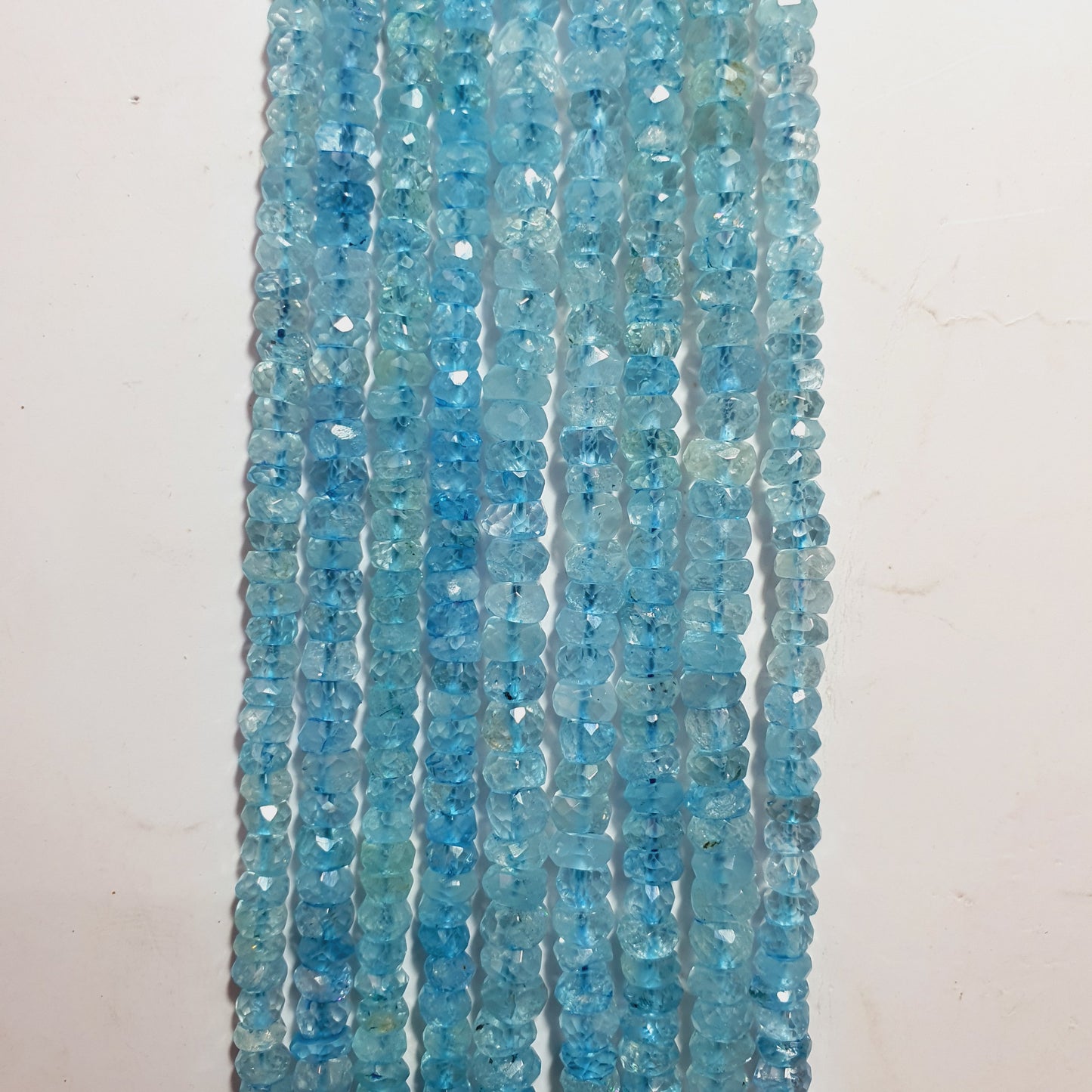 Natural Aquamarine Faceted Strands Nice Quality (Natural)