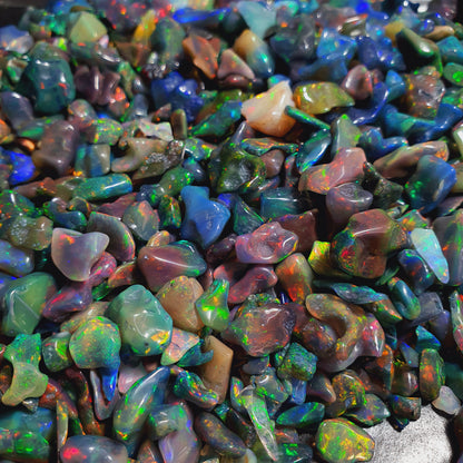 Natural Ethiopian Opal Tumble With Polished (Natural)