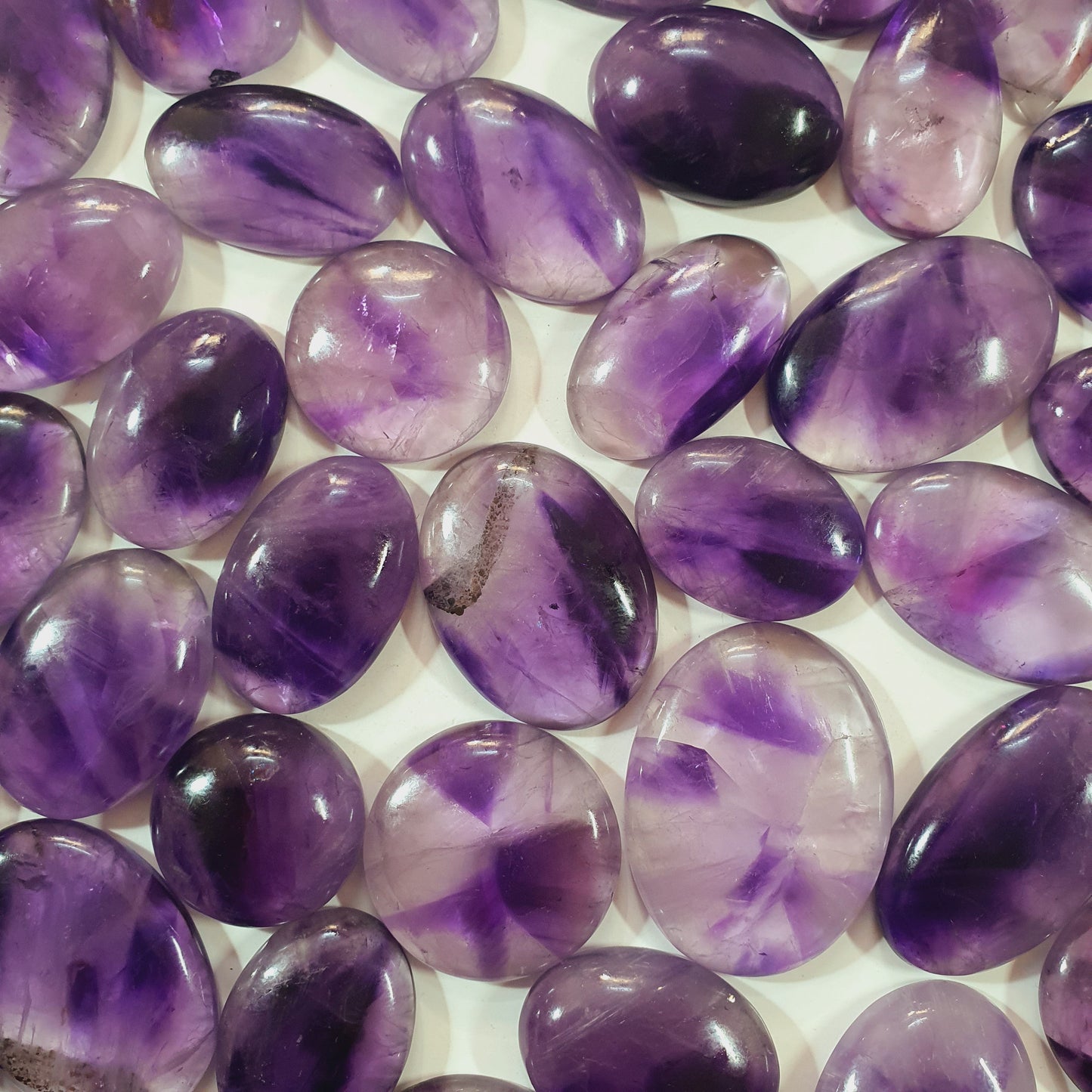 Natural Amethyst Star Cabochon (Natural)