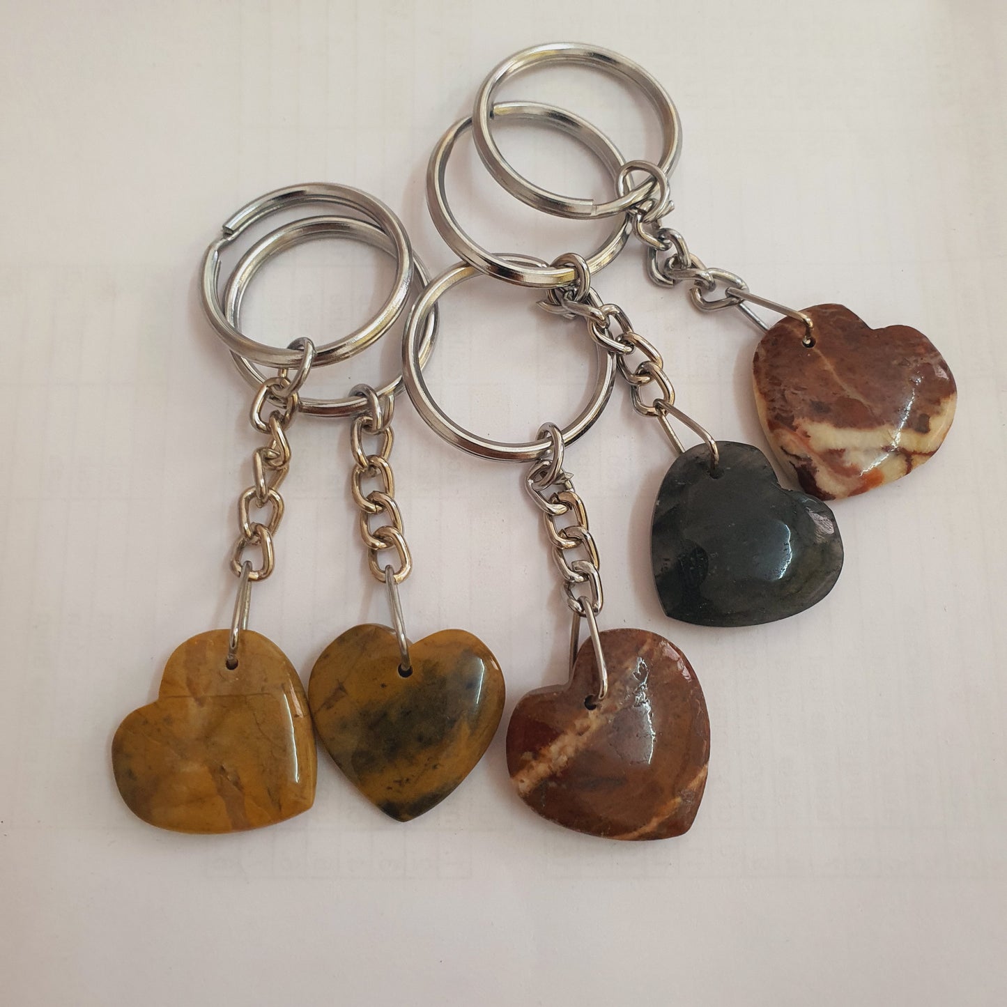 Natural Gemstones Key Chains