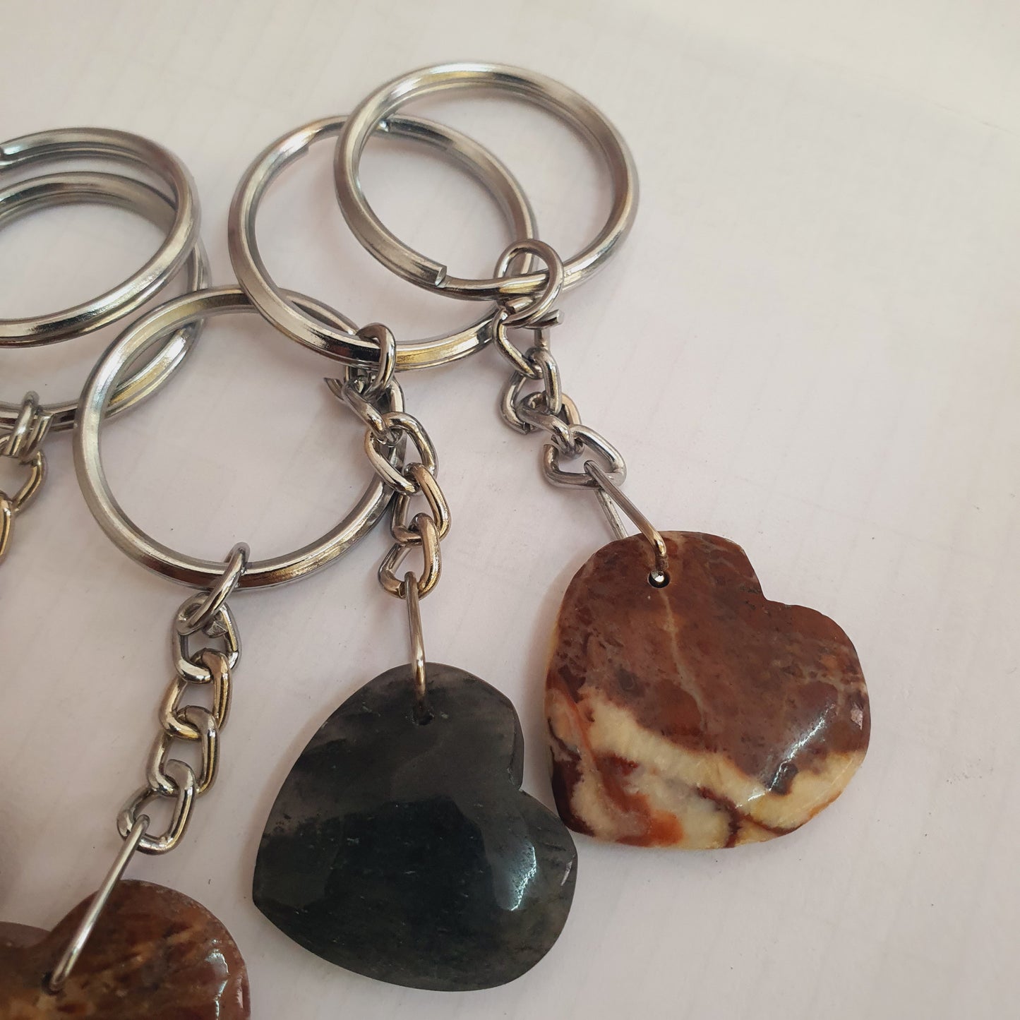 Natural Gemstones Key Chains