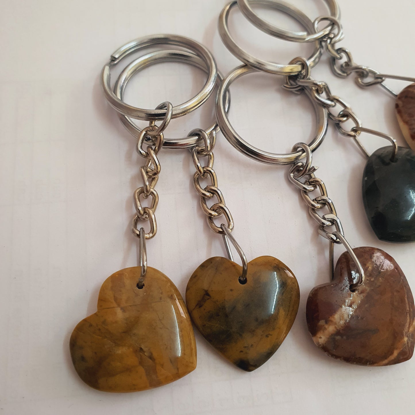 Natural Gemstones Key Chains