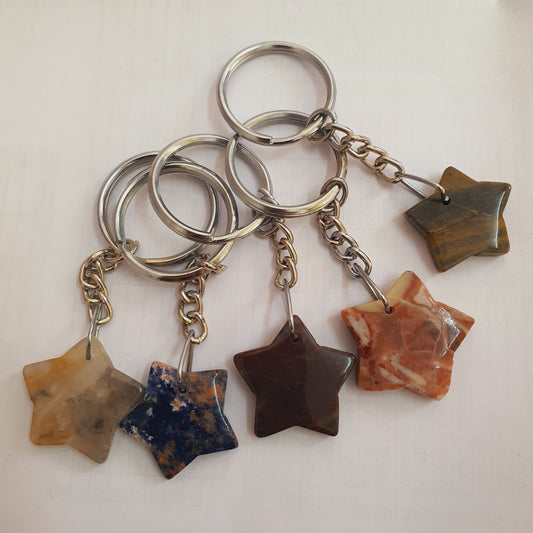 Natural Gemstones Key Chains