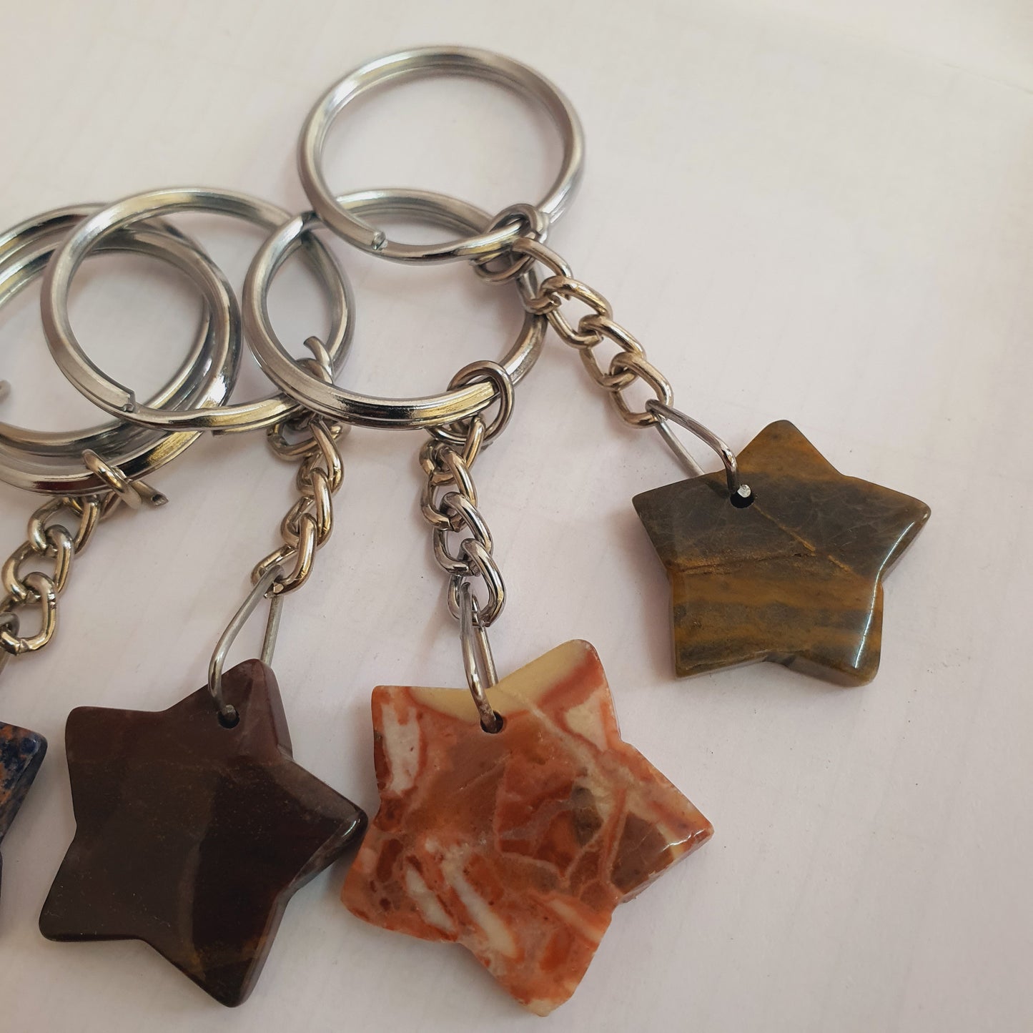 Natural Gemstones Key Chains