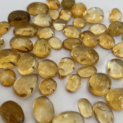Natural Citrine Cabochon (Natural)