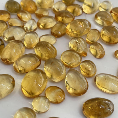 Natural Citrine Cabochon (Natural)
