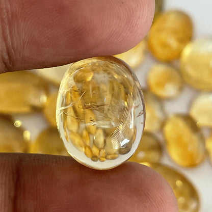 Natural Citrine Cabochon (Natural)