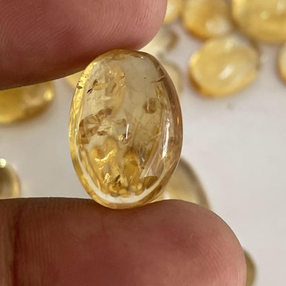 Natural Citrine Cabochon (Natural)