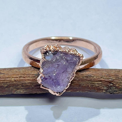 Brass Rings with Natural stones