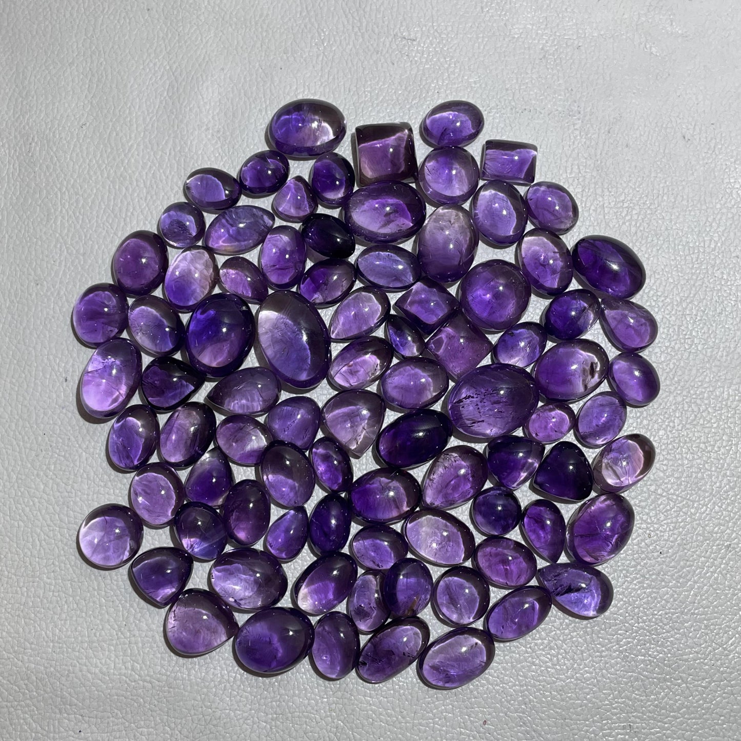 Natural Purple Amethyst Cabochon (Natural)