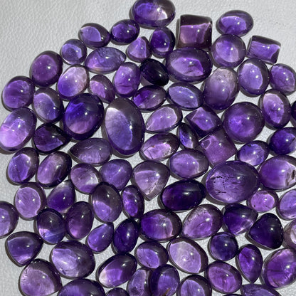Natural Purple Amethyst Cabochon (Natural)