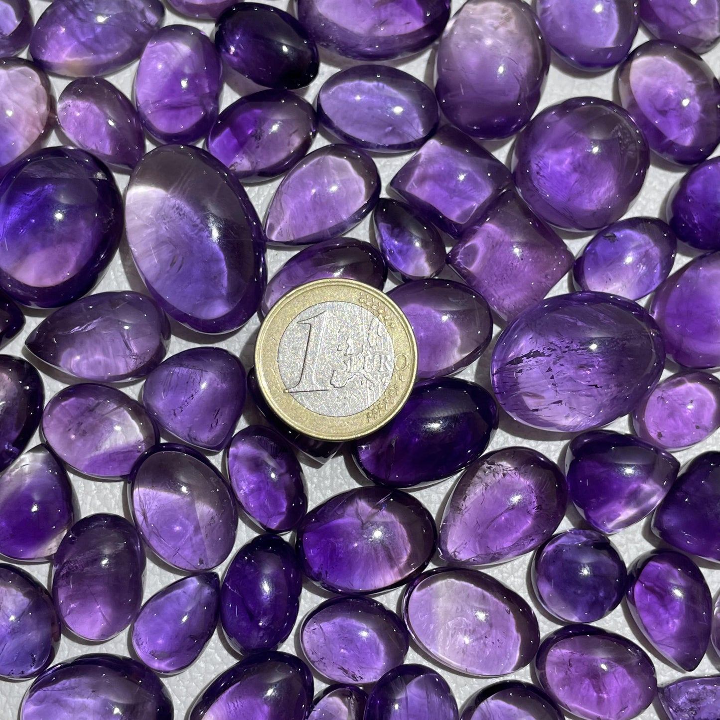 Natural Purple Amethyst Cabochon