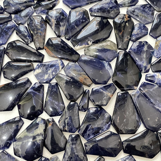 Natural Sodalite Coffins Cabochon (Natural)