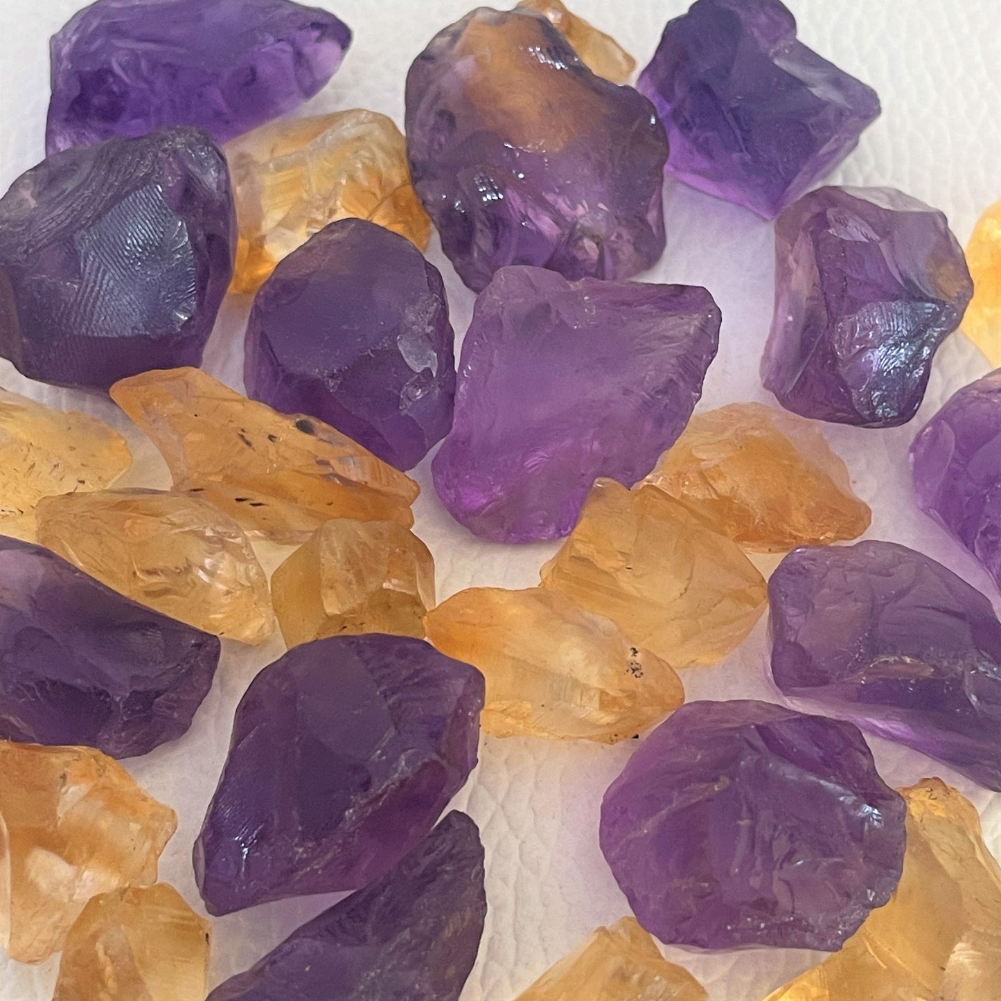 Natural Amethyst & Citrine Rough (Natural)