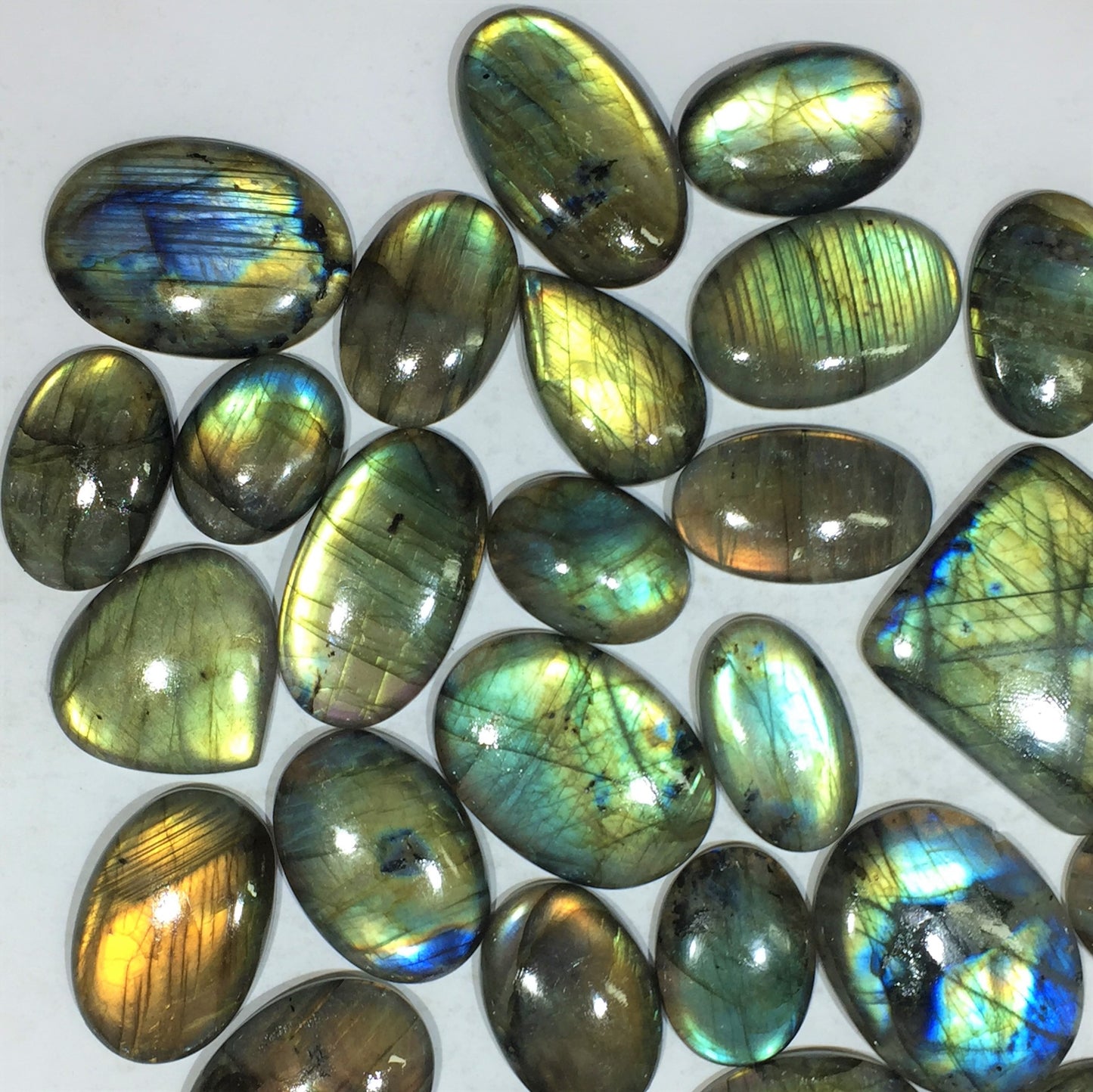 Natural Multi Labradorite Cabochon (Natural)