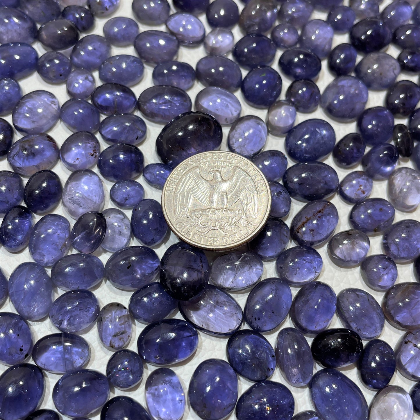 Natural Iolite Oval Cabochon (Natural)