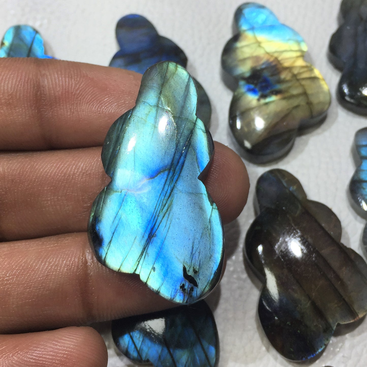 Natural Labradorite Cloud Cabochon (Natural)