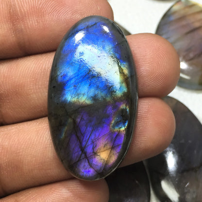 Natural Purple Labradorite Cabochon (Natural)