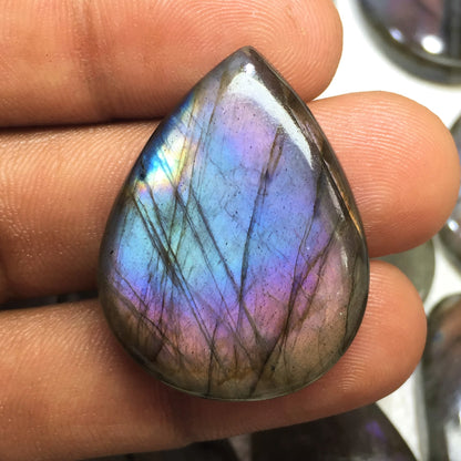 Natural Purple Labradorite Cabochon (Natural)
