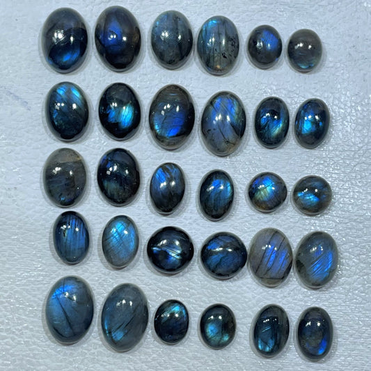 Natural Labradorite Pairs Cabochon (Natural)