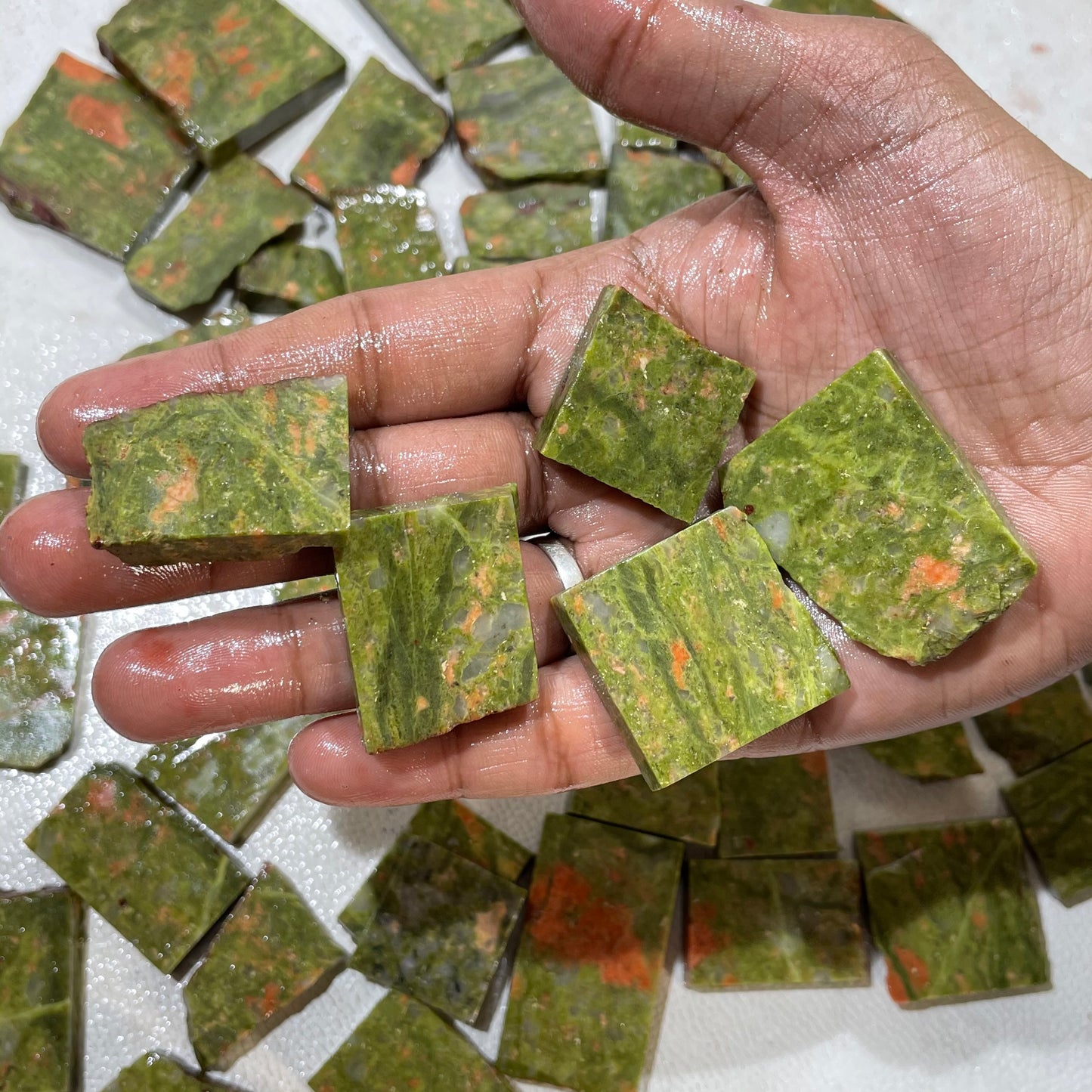 Natural Unakite Raw (Natural)