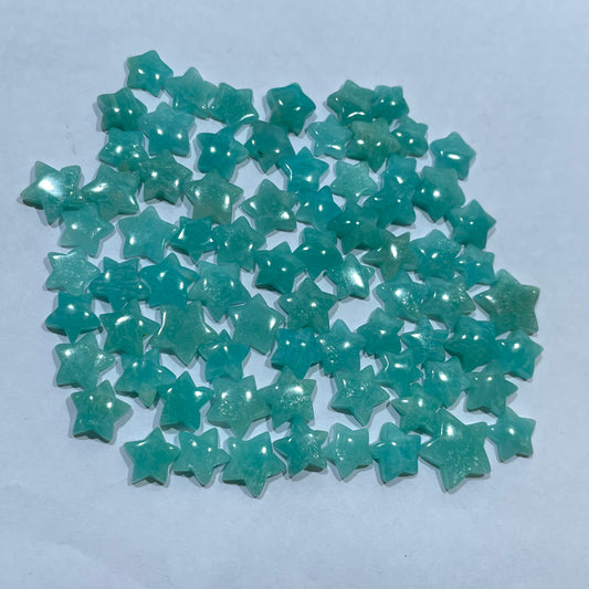 Natural Amazonite Star Shape Cabochon (Natural)