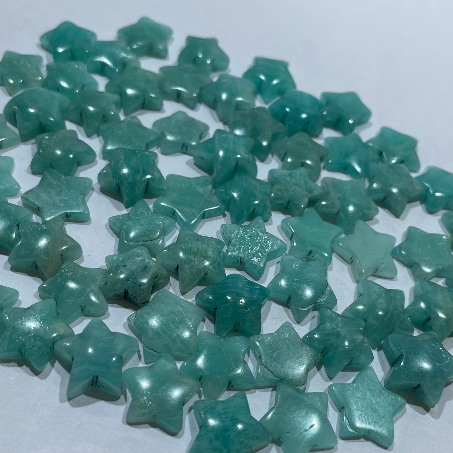 Natural Amazonite Star Shape Cabochon (Natural)