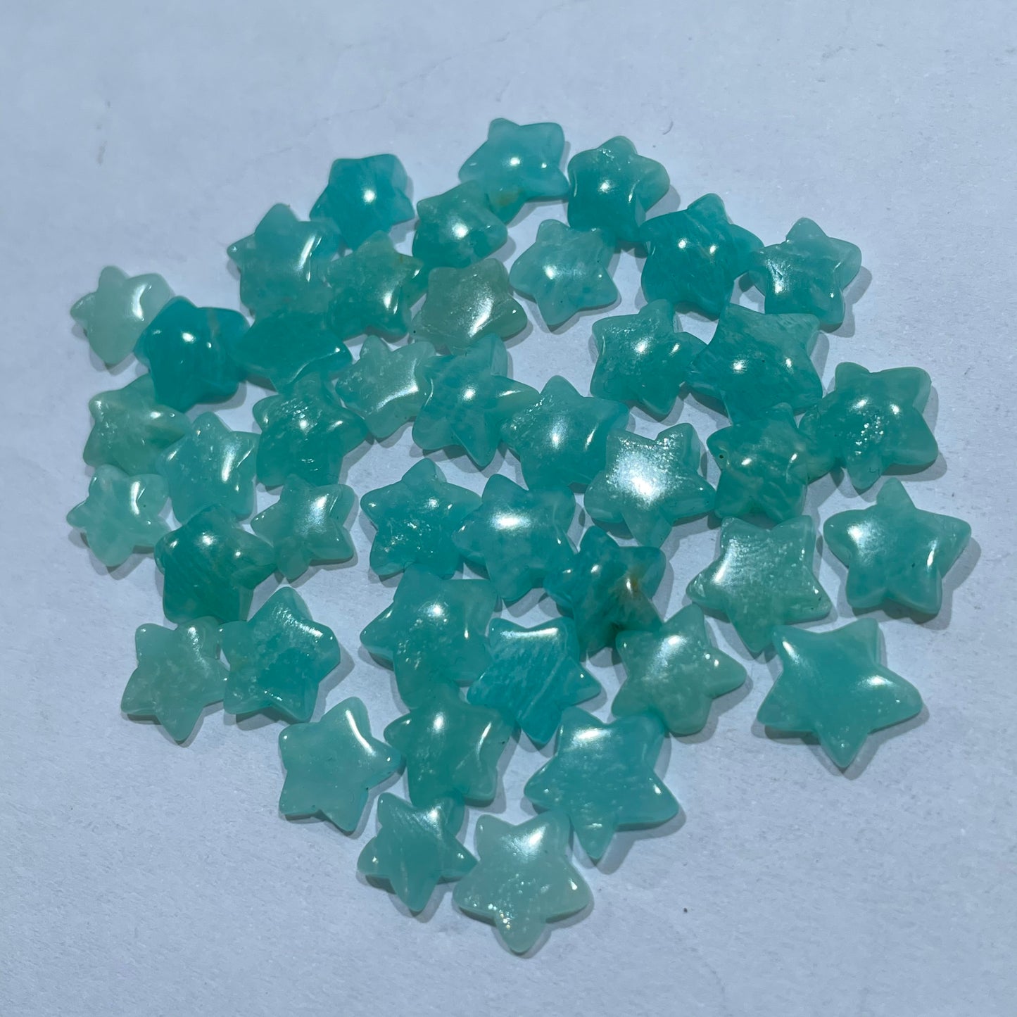 Natural Amazonite Star Shape Cabochon (Natural)