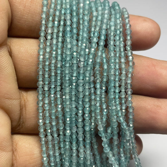 Natural Aquamarine Faceted Beads (Natural)