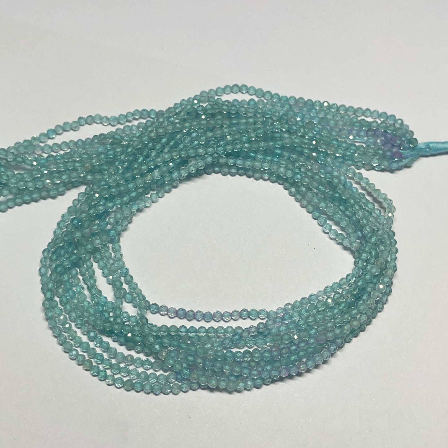 Natural Aquamarine Faceted Beads (Natural)