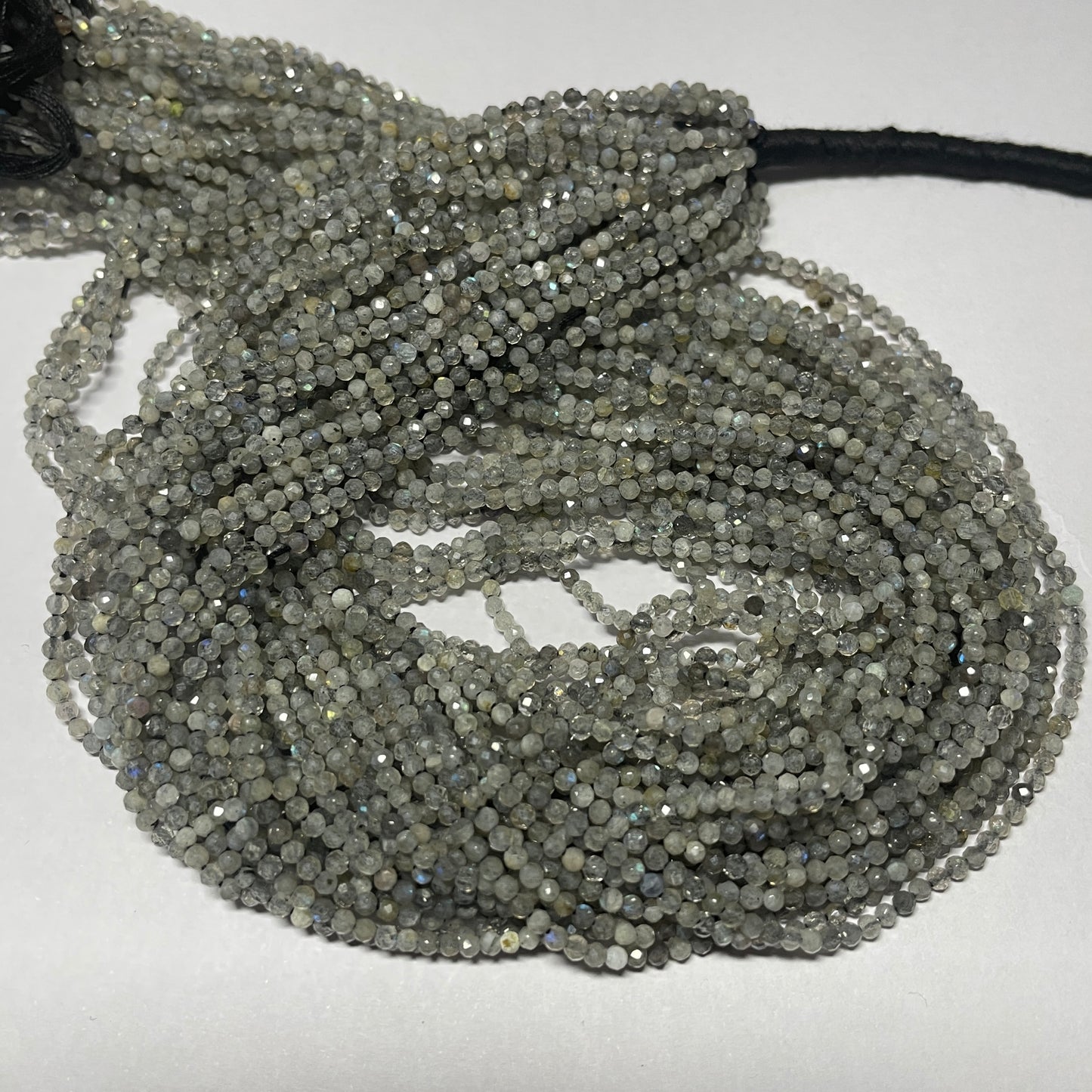 Natural Labradorite Round Cut Beads