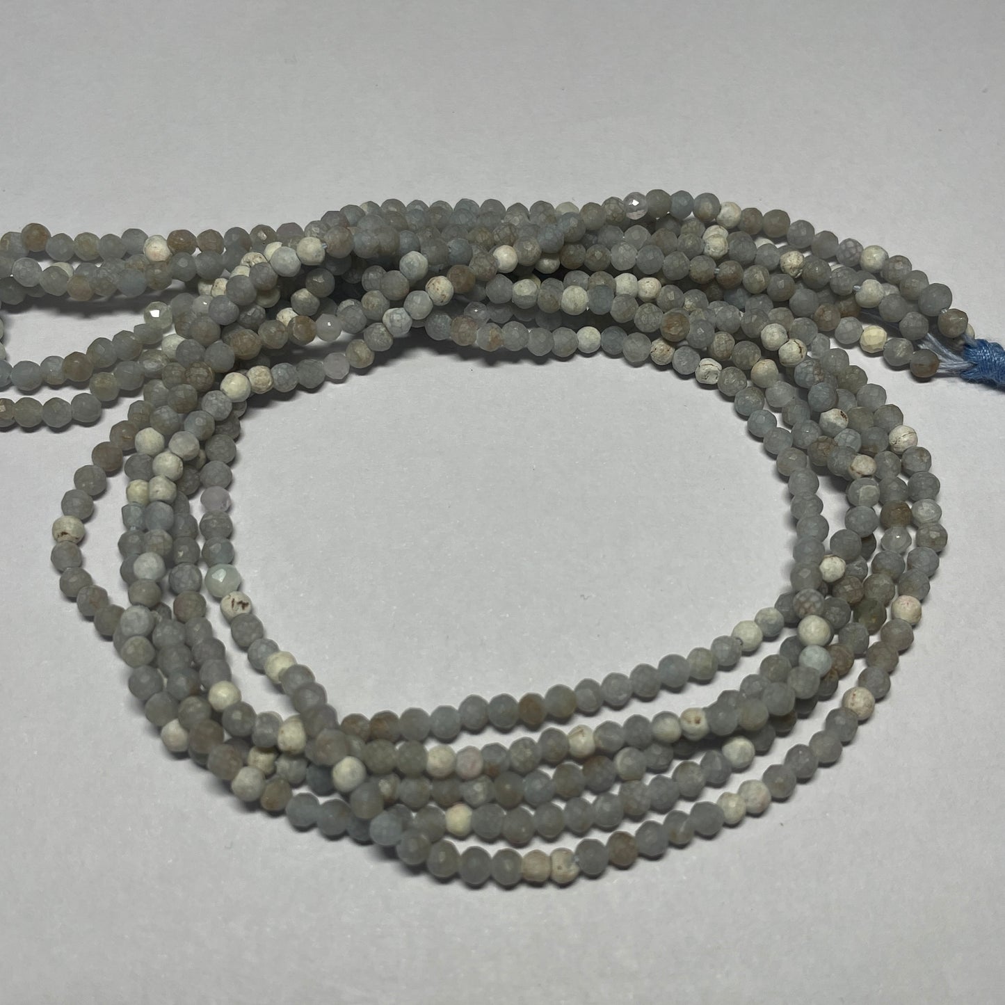 Natural Blue Opal Faceted Cut Beads (Natural)