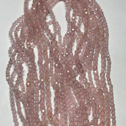 Natural Morganite Faceted Cut Beads (Natural)