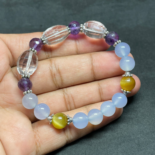 Natural Mix Stones Beads Bracelet