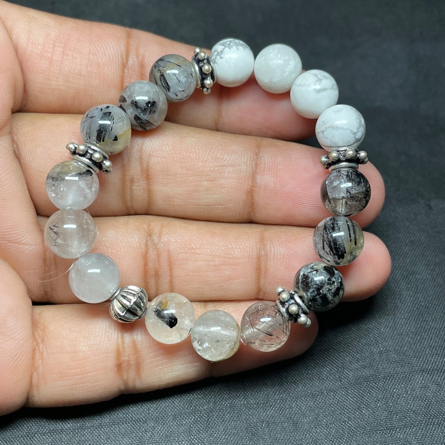 Natural Mix Stones Beads Bracelet