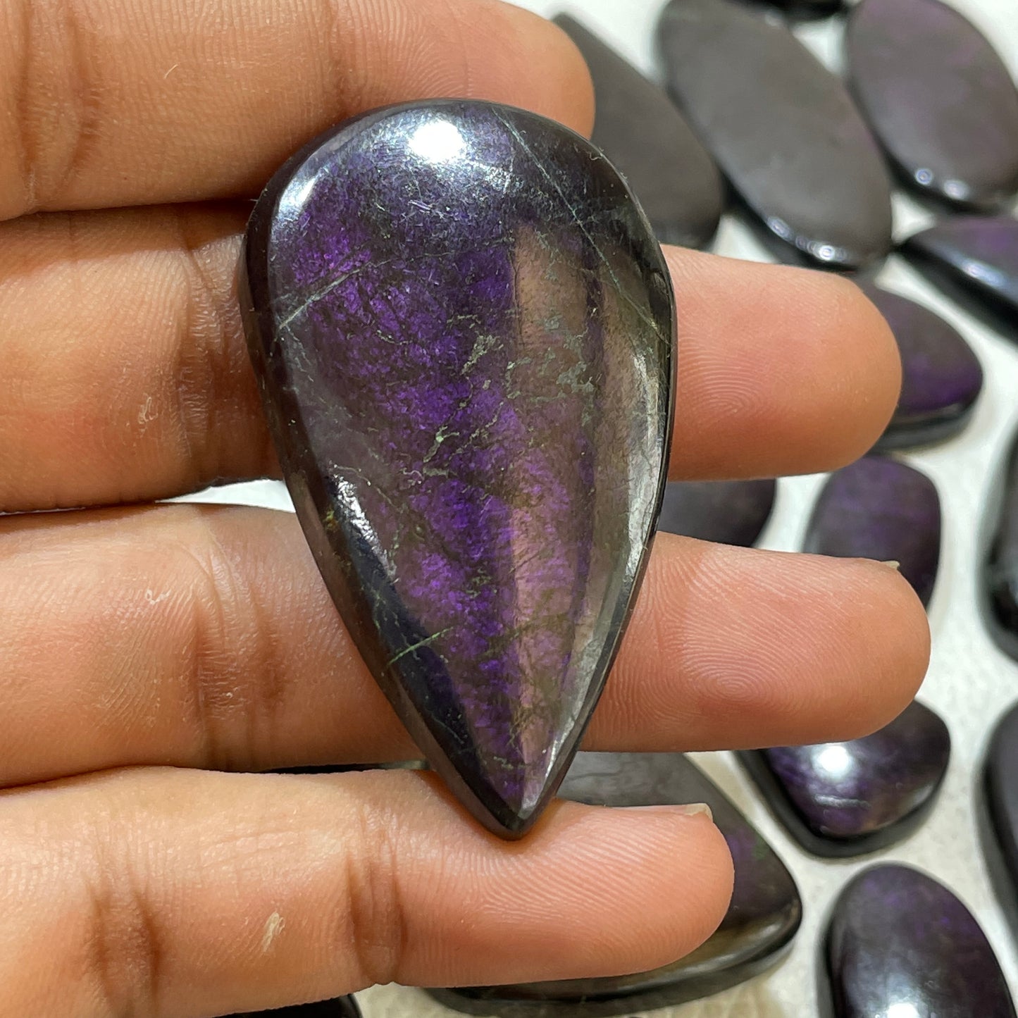 Natural Purpurite Cabochon (Natural)