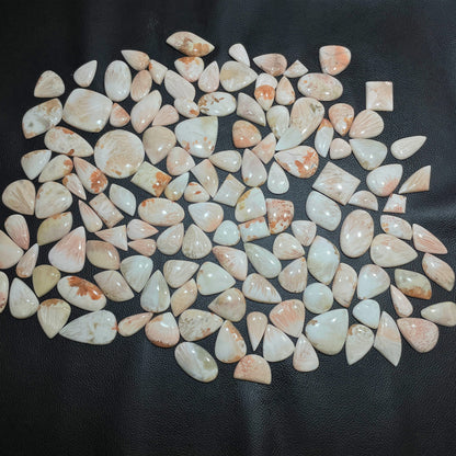 Natural Pink Scolecite Cabochon (Natural)