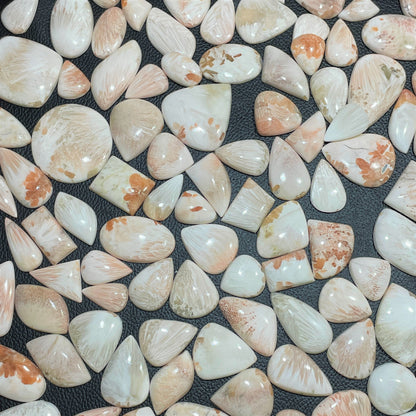 Natural Pink Scolecite Cabochon (Natural)