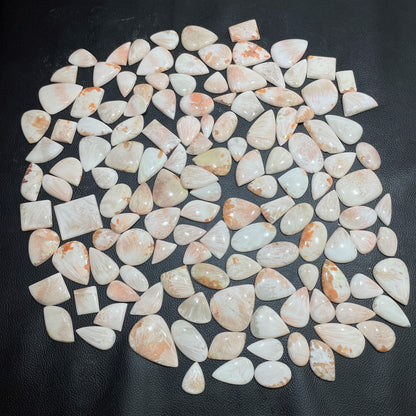 Natural Pink Scolecite Cabochon (Natural)