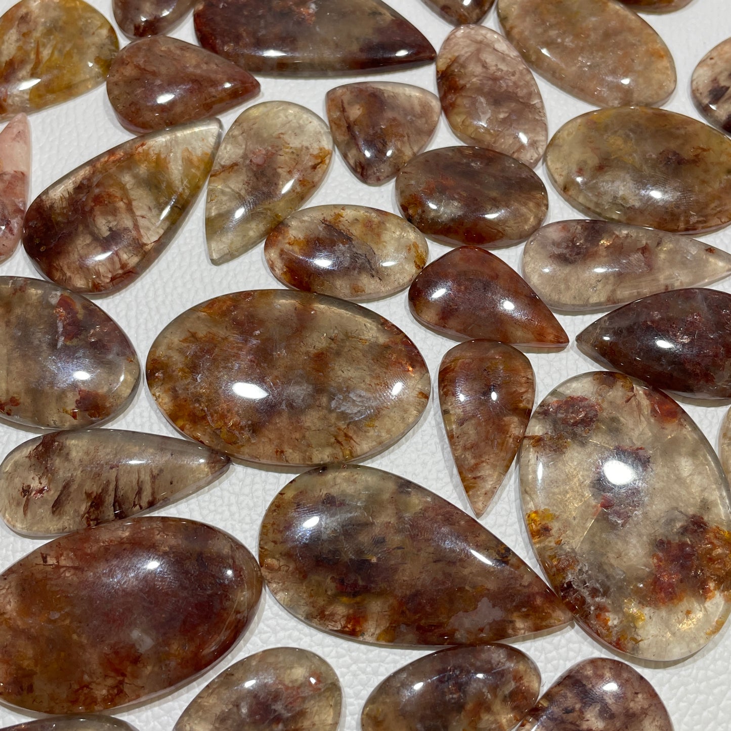 Natural Cherry Quartz Cabochon (Natural)