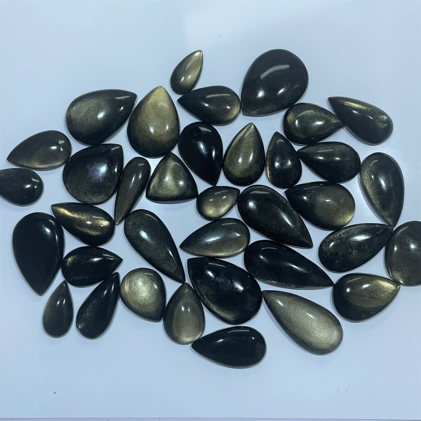 Natural Golden Obsidian Cabochon (Natural)